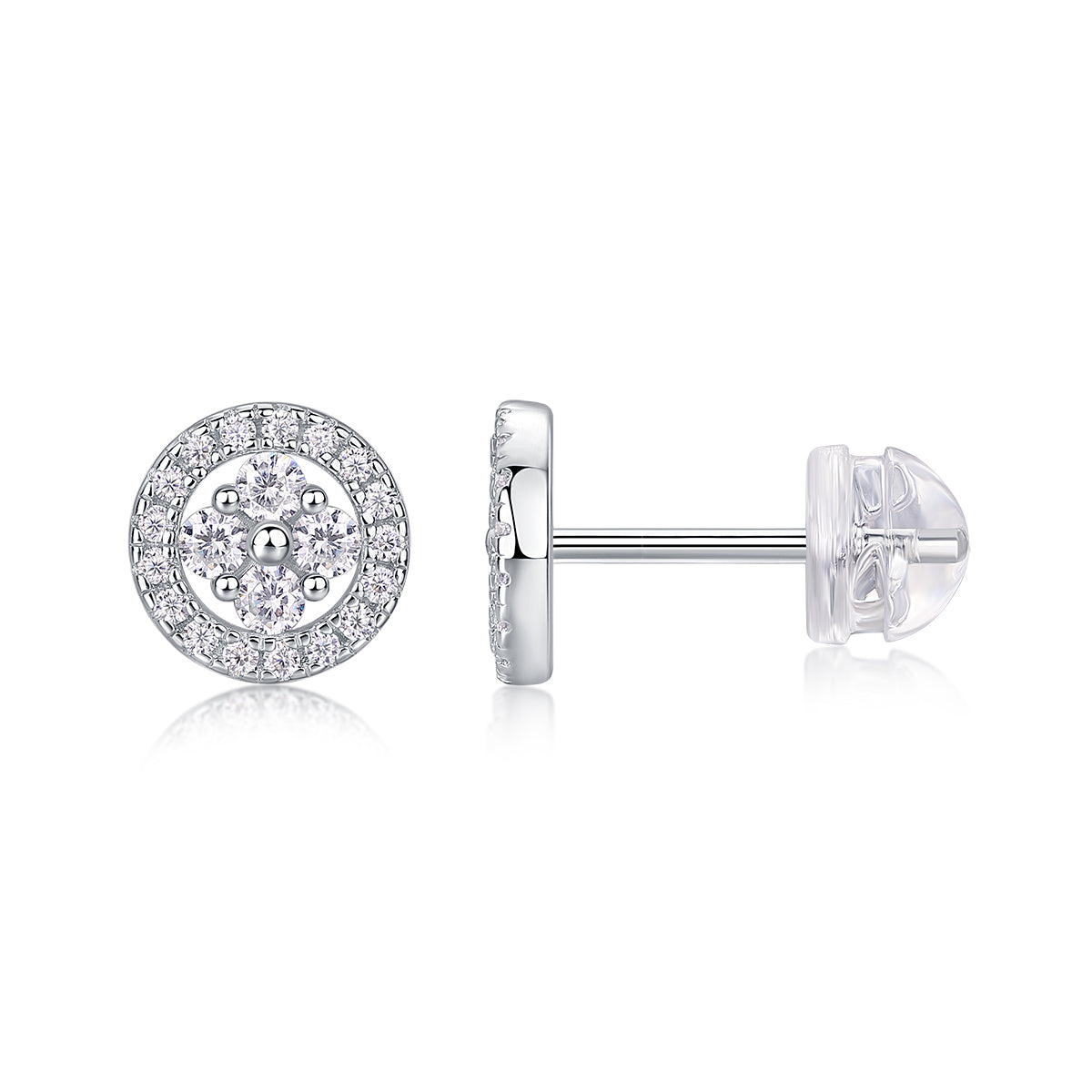 ELNA Silver Osmanthus Earrings